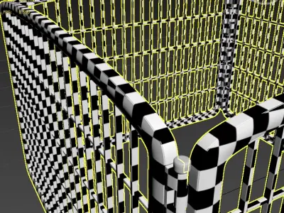 Humboldt Exercise Panel Door Play Pet Pen 3D model