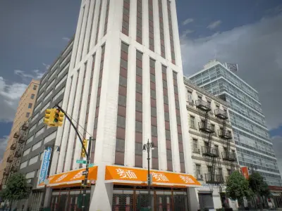 NYC Block Set 1 V2 Low-poly 3D model