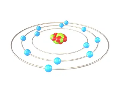 Magnesium Chemical Element v1 002 Low-poly 3D model