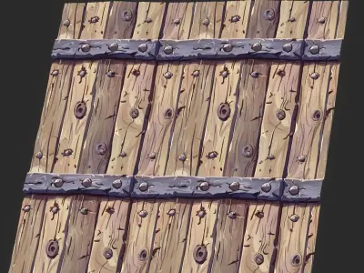 Stylized Wood Seamless Texture Texture