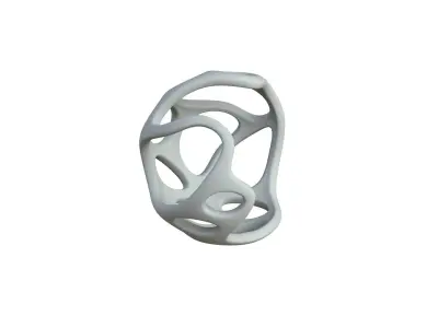SciFi Cube Object No 37451 Low Poly Shape Texture