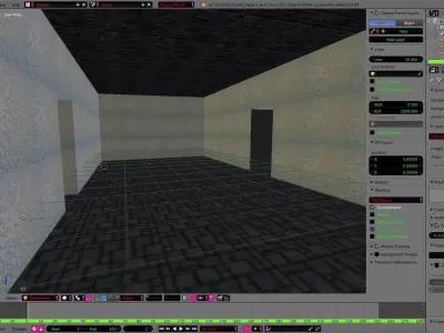 building or room 03 Low-poly 3D model