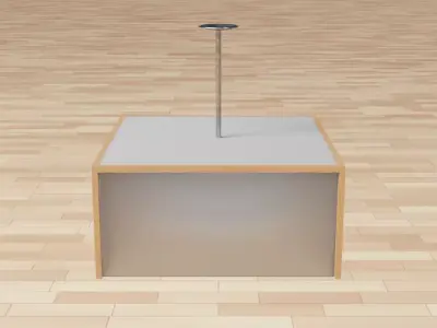 Japanese Ceiling light 3D model