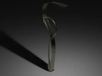 Flow Lighting Pole 3D model