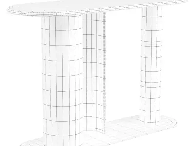 Turri Nook - Console Table 3D model