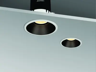 Aisilan LED Recessed Frameless Spot Lamp 3D model