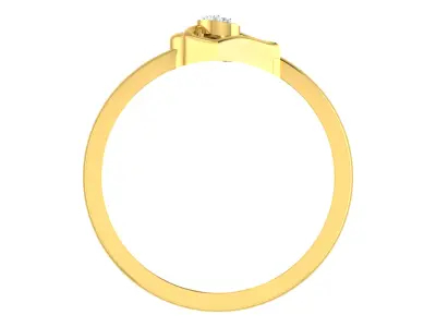 Women Ring Render 3dm STL OBJ FBX  3D print model buy