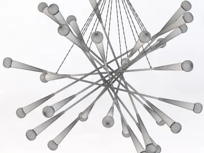 Photorealistic Zazu Pendant 3D model