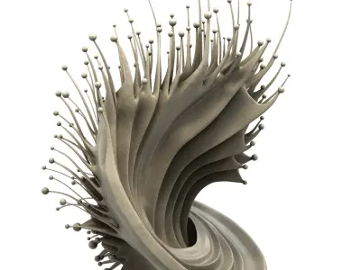 Architectural Abstract Sculpture 3D model