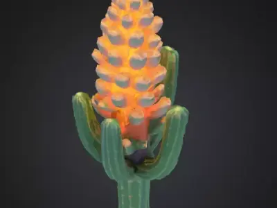 Scifi Fantasy Plant 3D model
