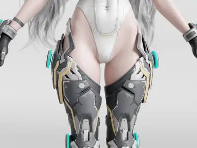 BUNNY RIGGED from The First Descendant on DISCOUNT 3D model