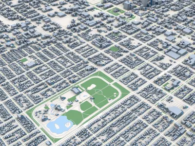 Salt Lake City Utah United States 3D model