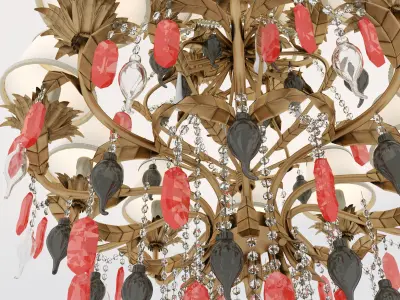 Pataviumart chandelier 3D model