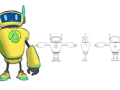 Robot 003 3D model