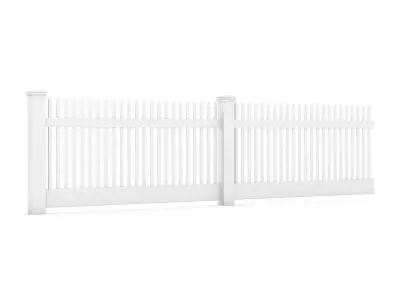 Wooden Fence 3D model