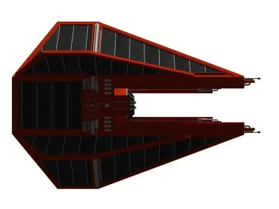 Royal Guard TIE Interceptor 3D model