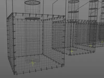 Music Festival Banner 3D model