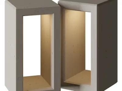 SIT OUTLINE garden lantern 3D model