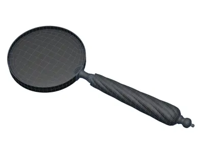 Magnifying glass Low-poly 3D model