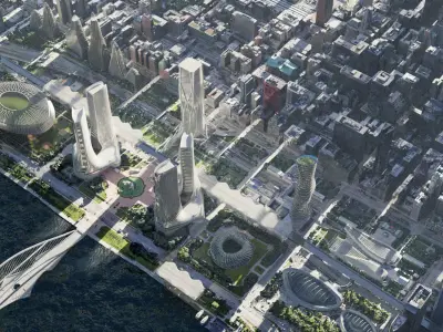 Sci-fi Architecture 3D model purchase