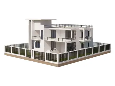 Modern House 7 3D model