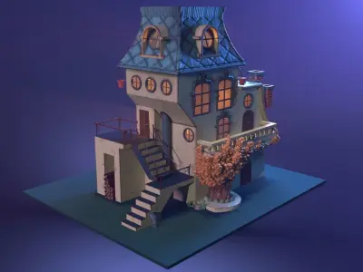 home Beautiful 3D model