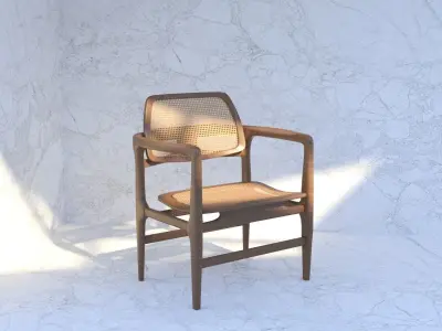 Bathroom - Oscar Chair 3D model