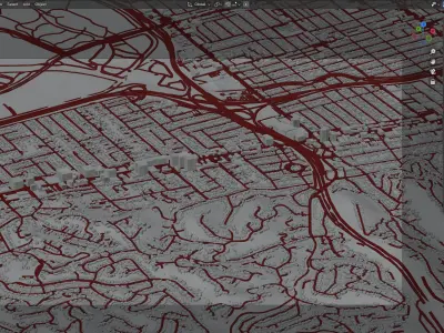 Los Angeles in California USA 3D model
