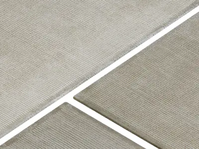 Carpet set 24 - Beige Wool Rug - 6K 3D model