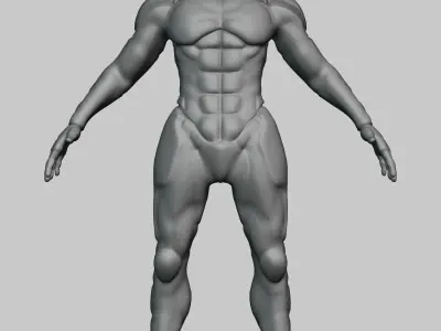 Gray Fox - Game Ready Low-poly 3D model