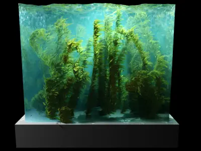 Procedural Kelp Forest Environment 3D model