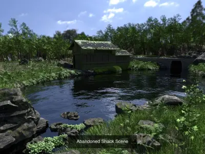 Exterior Nature Scene Collection 3D Model Pack