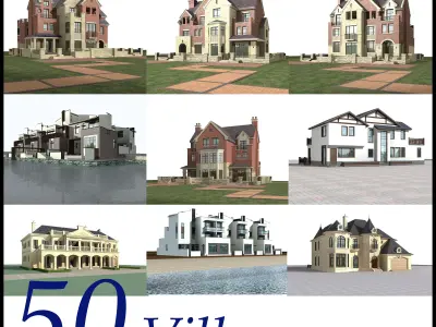 Villa Collection 50 items Vol4 3D model