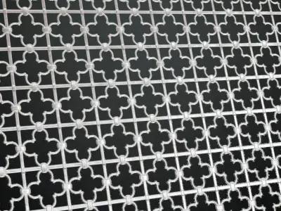 Silver Clean Metal Iron Guard Transparent PBR Seamless Texture purchase