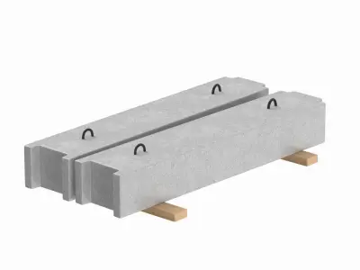 Concrete Blocks 3D model get