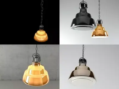 Glas Pendant Lamp 3D model