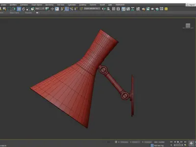 Liam Small Articulating Sconce Low-poly 3D model