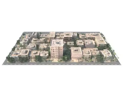 city 02 set 05 am 133 3D model