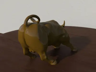 WALL STREET BULL 3D print model