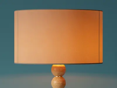 Palmer Wood Floor Lamp 3D model