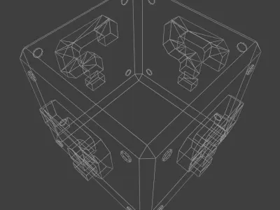 Mario Mystery Block Free low-poly 3D model