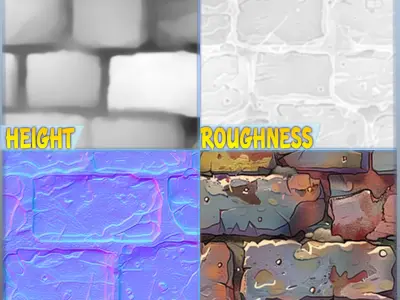  Stylized Wall Seamless Texture Texture get