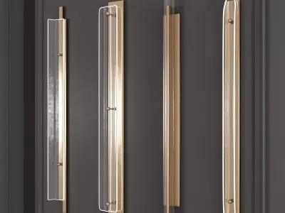 Modern lamp 3D model 8
