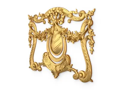 Classic decor ornament 61  3D print model