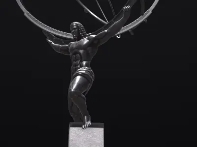  Atlas Statue 