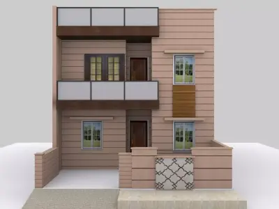 JODHPURI STONE EXTERIOR 3D model