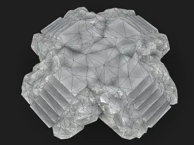 Staris Rock 12 Low-poly 3D model