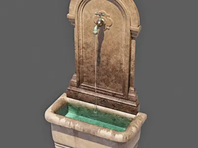 Wall Fountain 3D model