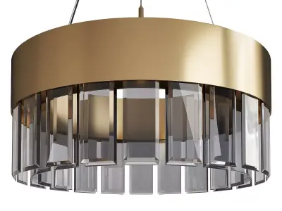 Solaris 500 Pendant by CTO Lighting Low-poly 3D model