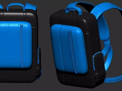 backpack sculpt 3d printable  3D model